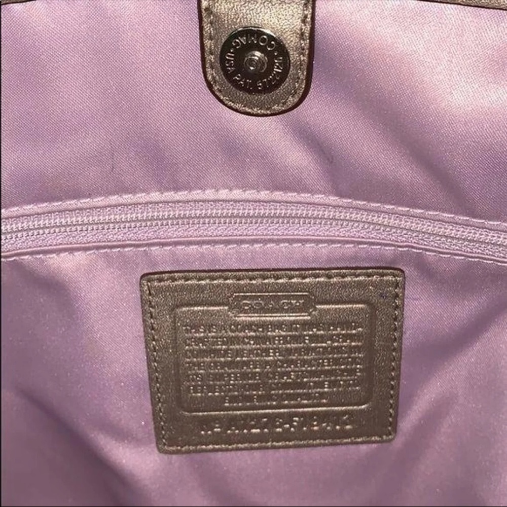 Coach A1276-F19413 Satchel in Bronze Leather - Picture 12 of 16